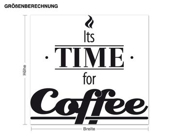Wall sticker - Time for a coffee