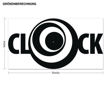 Wall sticker clock - CLOCK