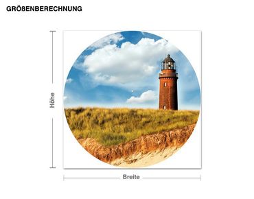 Wall sticker clock - Lighthouse