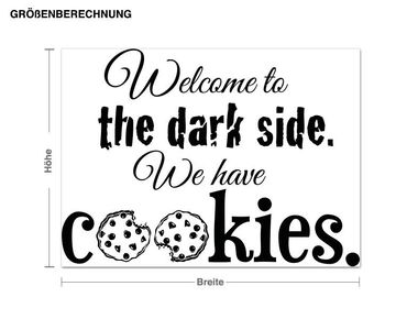 Wall sticker - Welcome to the dark side