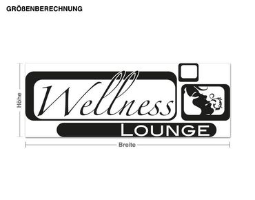 Wall sticker - Wellness Lounge Retro Look