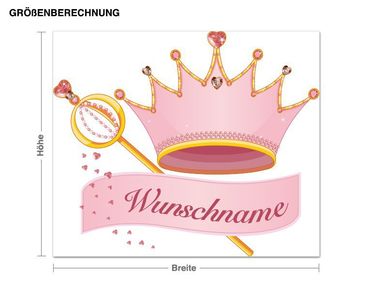 Wall sticker - Crown and Sceptre