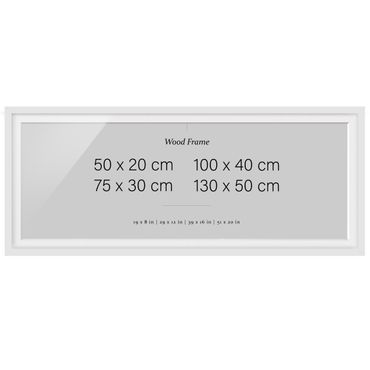 Frame - Picture Frame White Panorama Cross