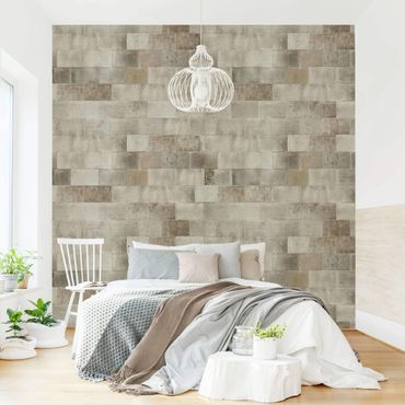 Wallpaper - Brick Concrete Wall