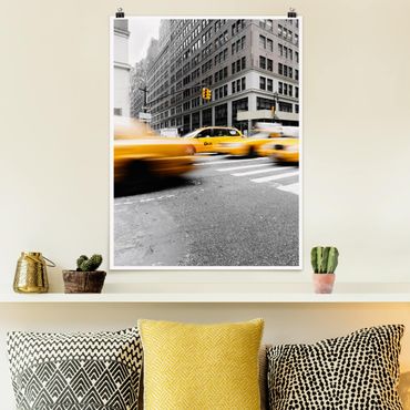 Poster architecture & skyline - Bustling New York