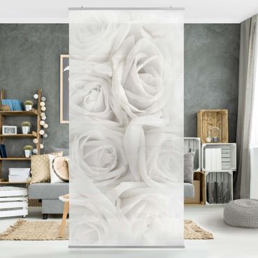 Room divider - White Roses