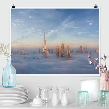 Poster - Dubai Above The Clouds