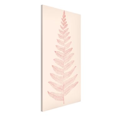 Magnetic memo board - Fern Delicate Pink