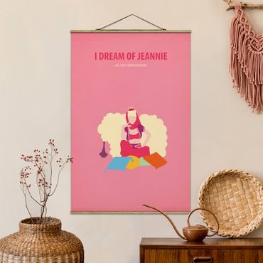 Fabric print with poster hangers - Film Poster I Dream Of Jeannie