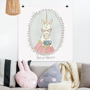 Poster - Caffeinated Unicorn