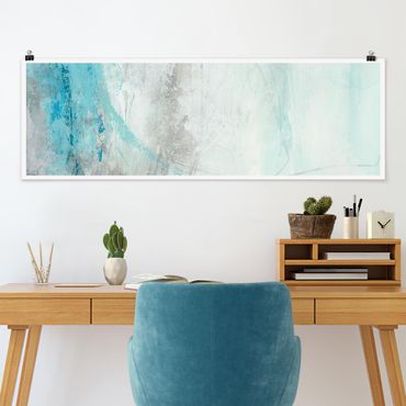 Panoramic poster abstract - Arctic I