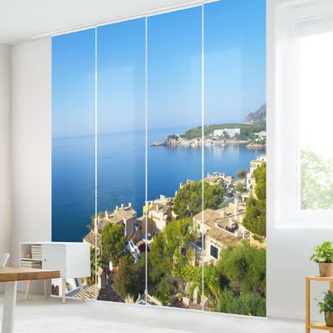Sliding panel curtains set - Cala Fornells In Mallorca