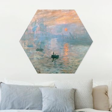 Forex hexagon - Claude Monet - Impression (Sunrise)