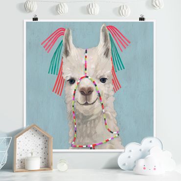 Poster - Lama With Jewelry II