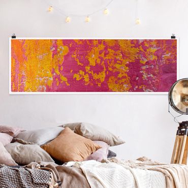 Panoramic poster abstract - The Loudest Cheer
