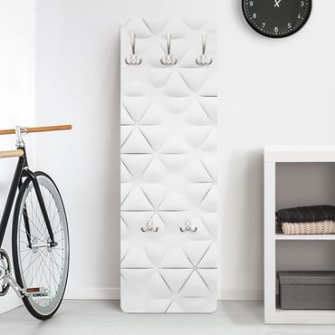 Coat rack patterns - Abstract Triangles In 3D