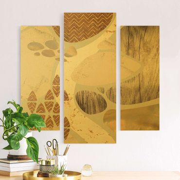 Print on canvas - Abstract Quarry Pastel Pattern