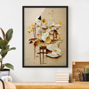 Framed poster - Abstract Bouquet