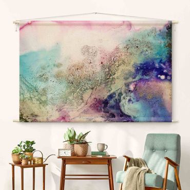 Tapestry - Abstract Changing Colours In Pink And Purple