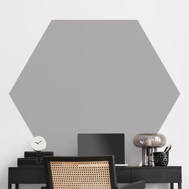 Self-adhesive hexagonal pattern wallpaper - Agate Gray