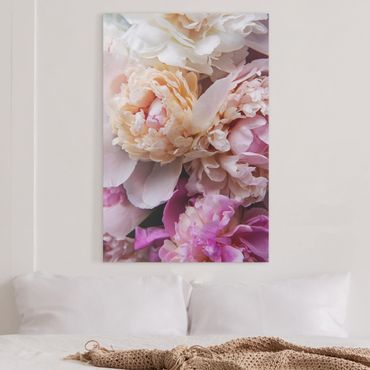 Canvas print - Blooming Peonies