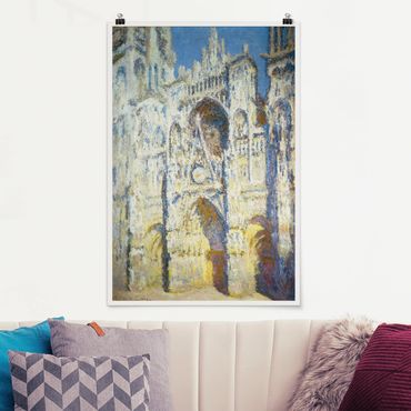 Poster art print - Claude Monet - Portal of the Cathedral of Rouen
