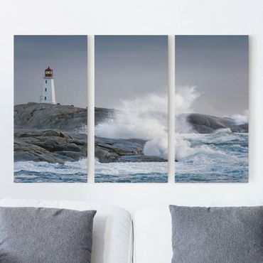 Print on canvas 3 parts - Lighthouse