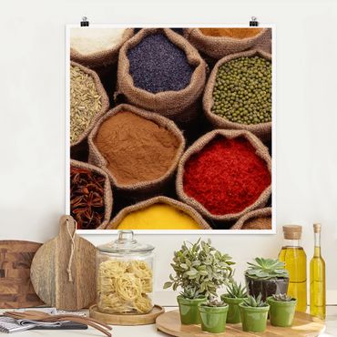 Poster - Colourful Spices