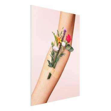 Print on forex - Arm With Flowers