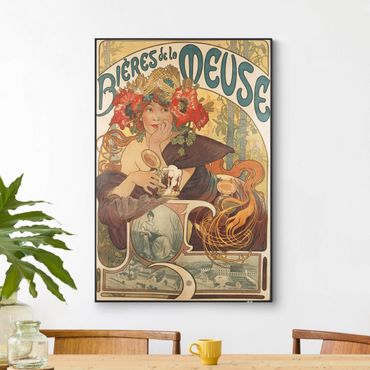 Interchangeable print - Alfons Mucha - Billboard for La Meuse Beer