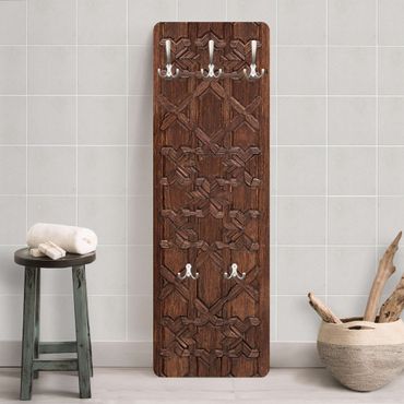 Coat rack - Old Decorated Wooden Door From The Alhambra Palace