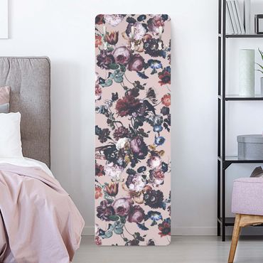 Coat rack modern - Old Masters Flowers With Tulips And Roses On Pink