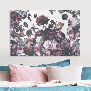 Canvas print - Old Masters Flower Rush With Roses Bouquet