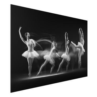 Print on aluminium - Ballerina Art Wave