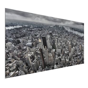 Print on aluminium - View Over Manhattan
