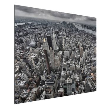 Print on aluminium - View Over Manhattan