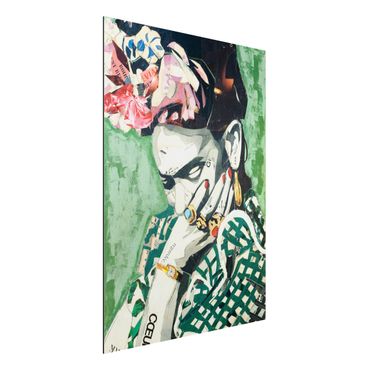 Print on aluminium - Frida Kahlo - Collage No.3