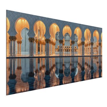 Print on aluminium - Reflections In The Mosque