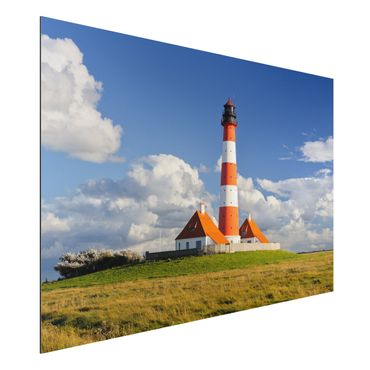 Print on aluminium - Lighthouse In Schleswig-Holstein