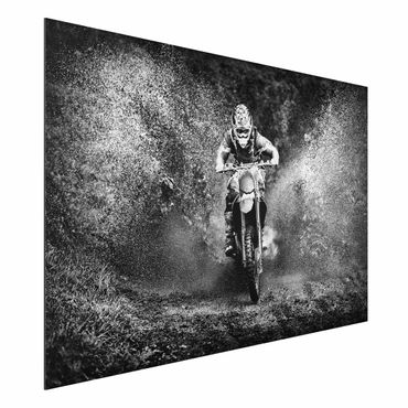 Print on aluminium - Motocross In The Mud