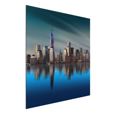 Print on aluminium - New York World Trade Center