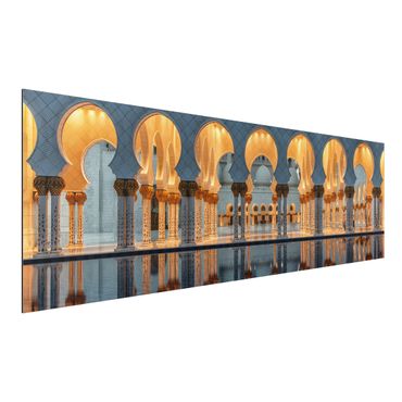 Print on aluminium - Reflections In The Mosque