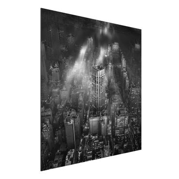 Print on aluminium - Sunlight Over New York City