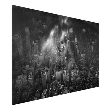 Print on aluminium - Sunlight Over New York City