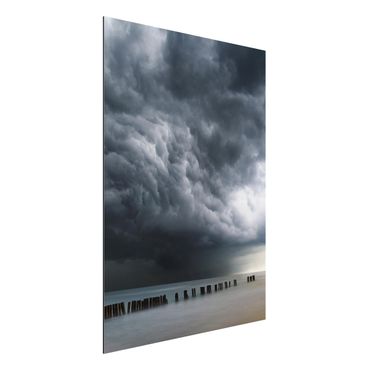 Print on aluminium - Storm Clouds Over The Baltic Sea