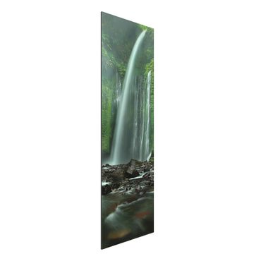 Print on aluminium - Tropical Waterfall