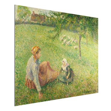 Print on aluminium - Camille Pissarro - The Geese Pasture