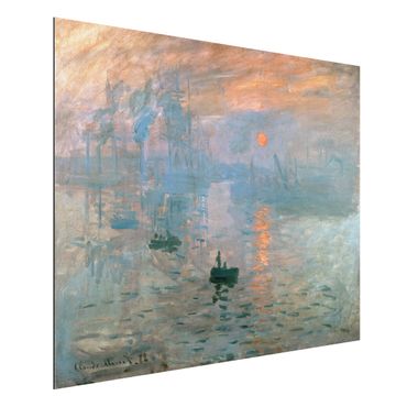 Print on aluminium - Claude Monet - Impression (Sunrise)