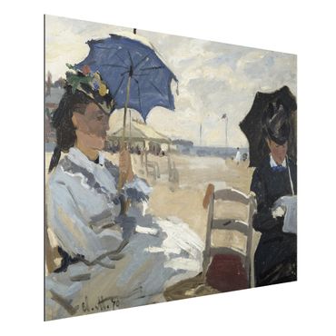 Print on aluminium - Claude Monet - At The Beach Of Trouville