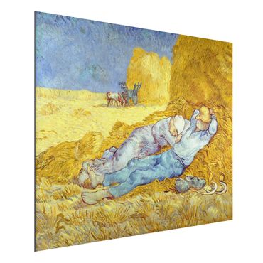 Print on aluminium - Vincent Van Gogh - The Napping